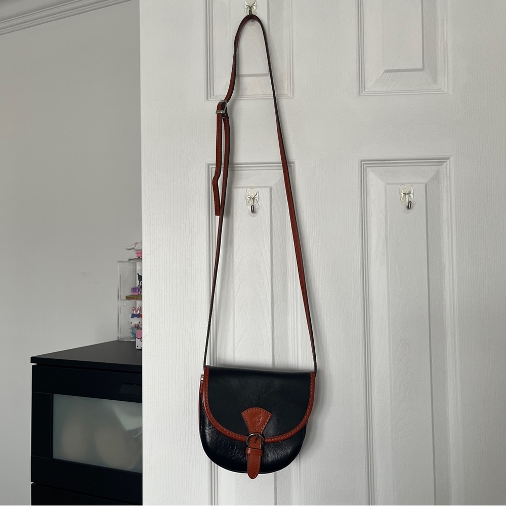 italian genuine leather mini shoulder bag